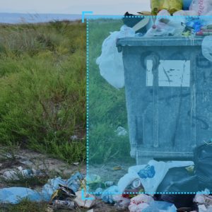 垃圾桶满溢识别