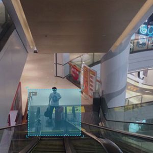 扶梯大件行李识别